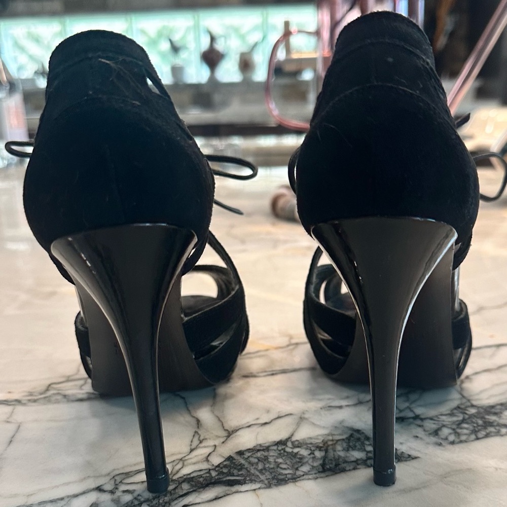 Stuart Weitzman Platform High Heel Size 7. Black … - image 5